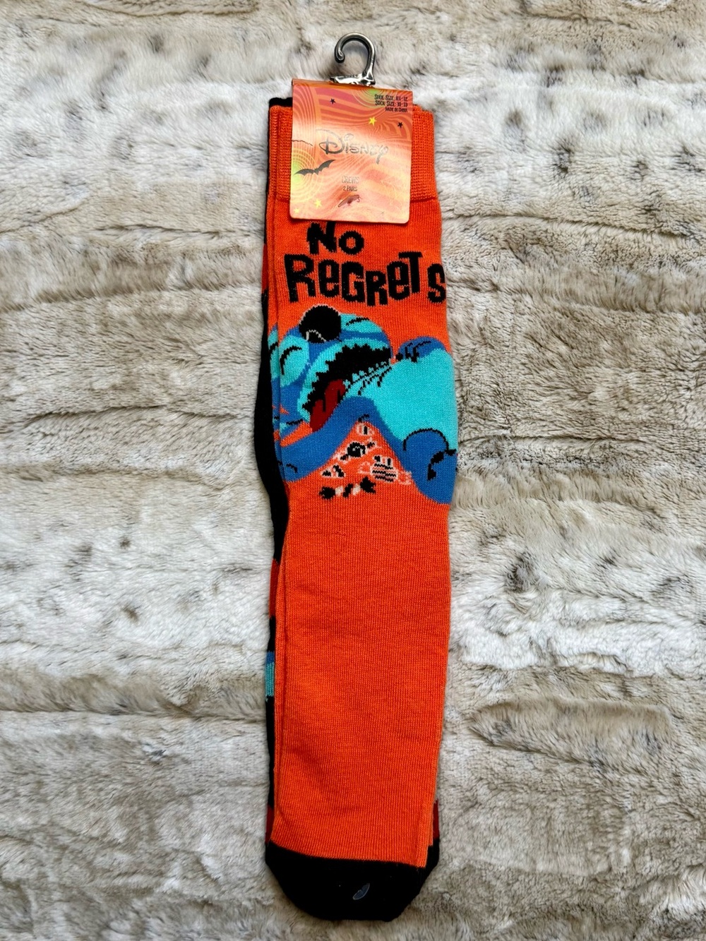 *NWT* Disney Stitch Crew Socks with “No Regrets” Graphic, 2 Pairs